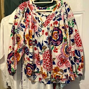 Kaktus Colorful Floral Blouse